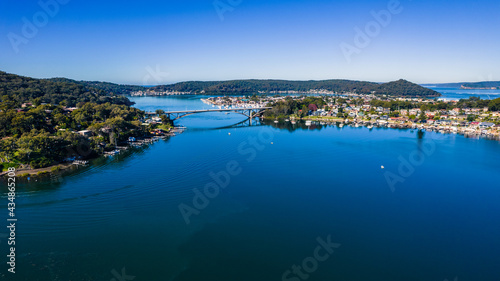 Bay and Island Aerial Waterscape