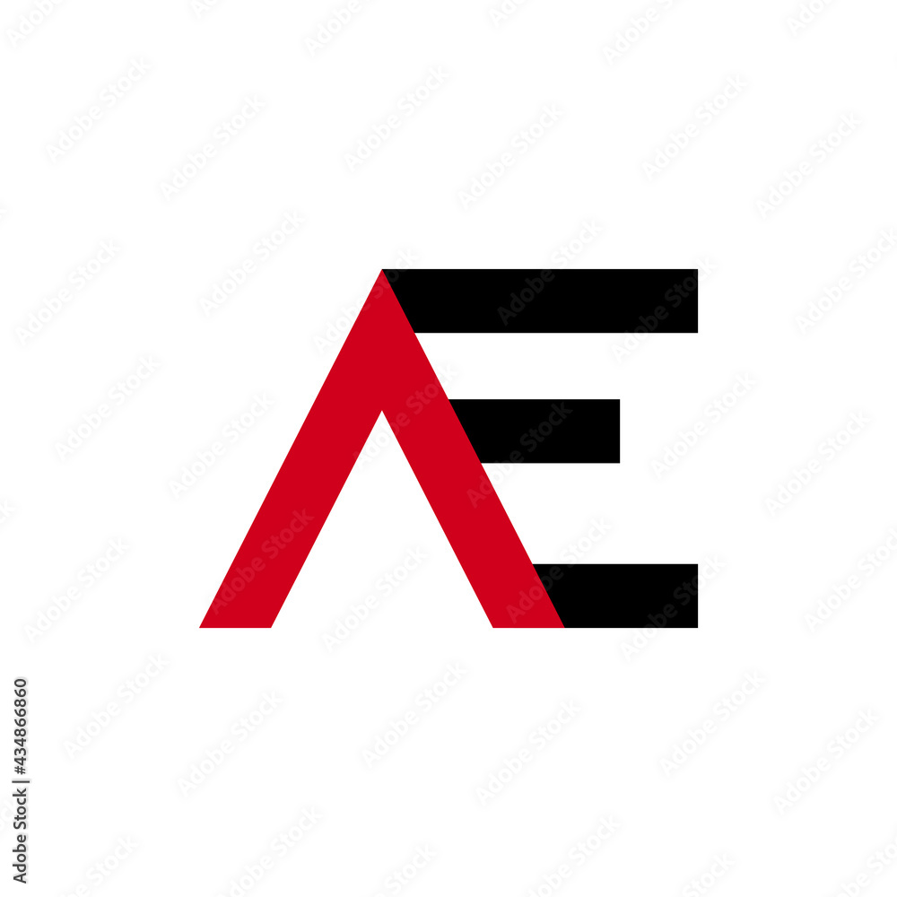 Illustration Vector Graphic of Modern AE Letter Logo. Perfect to use for Technology Company Illustration Vector Graphic of Modern AE Letter Logo. Perfect to use for Technology Company