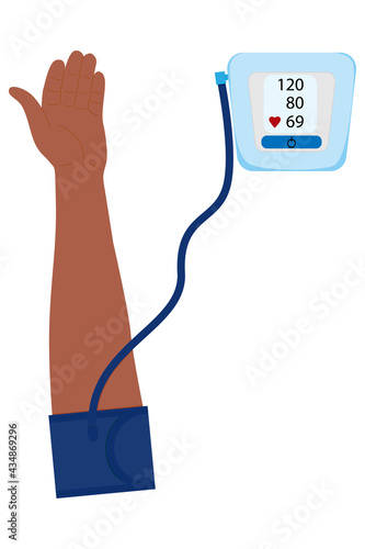 Electronic medical tonometer, a device for measuring blood pressure.