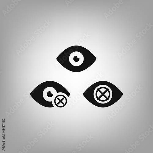 View icon for the interface of applications, games.