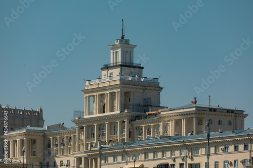 Soviet neoclassical building in Moscow