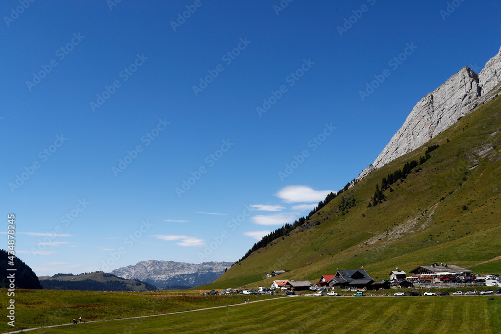 The Col des Aravis is a mountain pass in the French Alps that connects the towns of La Clusaz in Haute-Savoie with La Giettaz in Savoie.