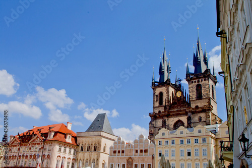 beautiful scene in old town , prague in Czech Republic © dogmer