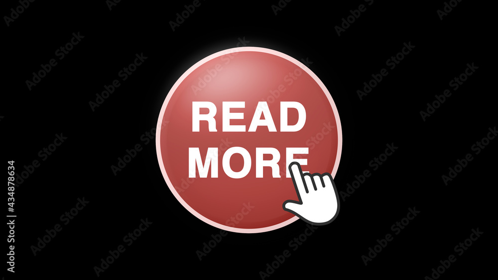 Read More Text Button Click on Black Background Read More Text Button Click on Black Background