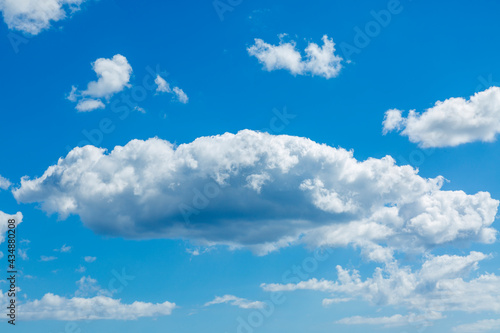 blue sky with clouds