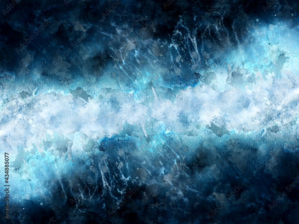 Abstract electric blue wave ocean watercolor background. Artistic painted background for design, wallpaper, texture. Modern art. Contemporary art. Abstract electric blue wave ocean watercolor background. Artistic painted background for design, wallpaper, texture. Modern art. Contemporary art.
