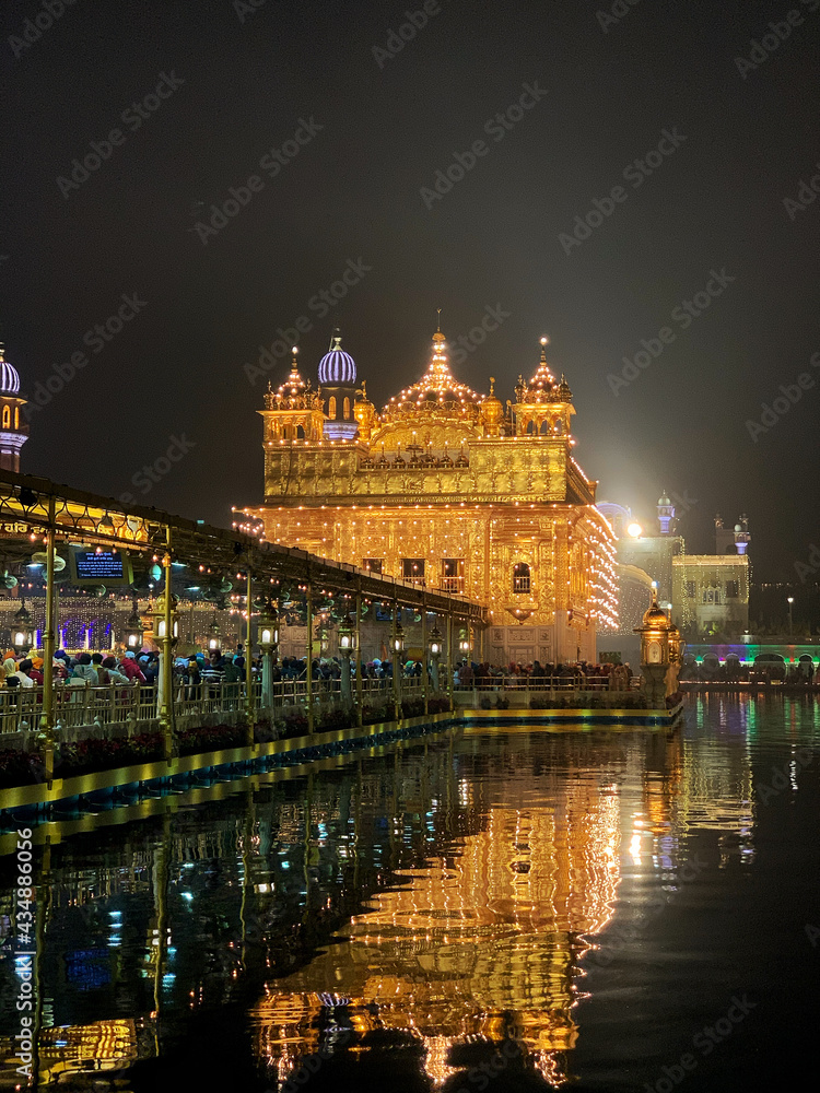 night view of the city