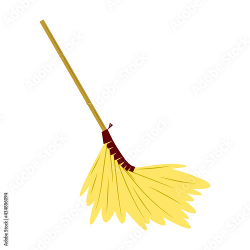 Toon vector Asian broom grass