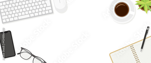 Workspace background vector art ワークスペースの背景　フレーム