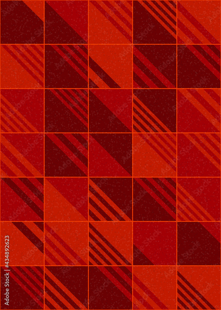 Obraz premium Abstract Geometric Pattern generative computational art illustration