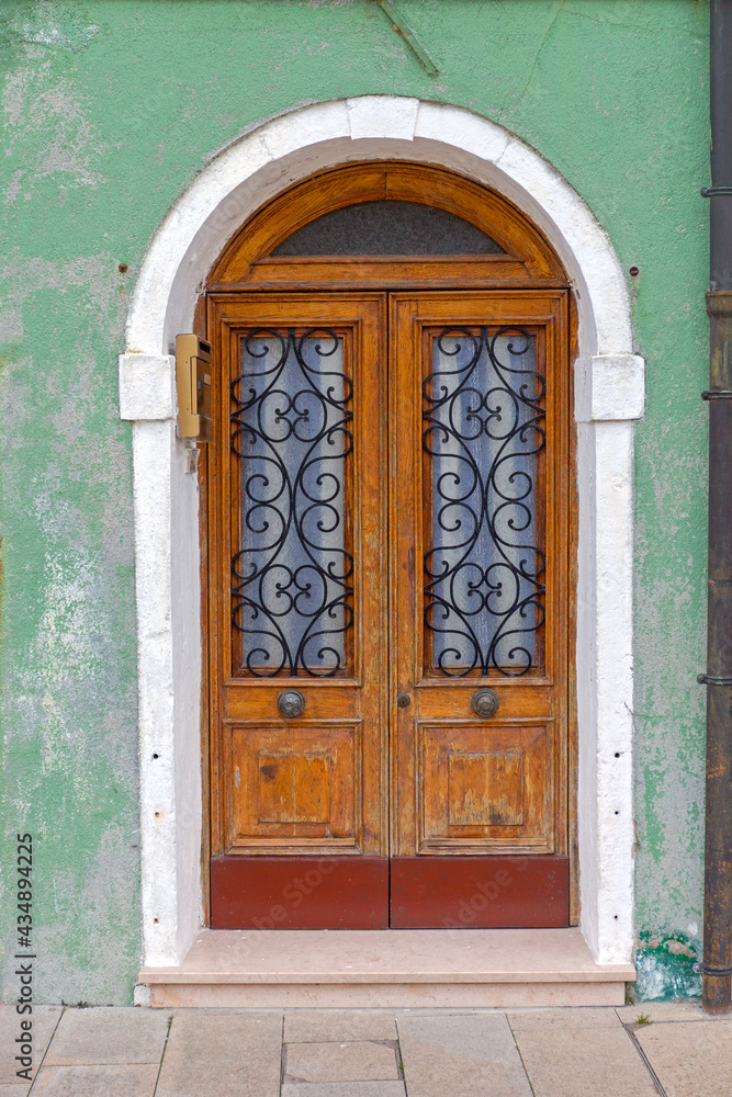Arch Door Burano Italy Arch Door Burano Italy