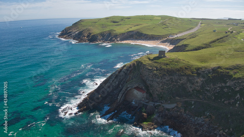 Cantabria coast in Spain