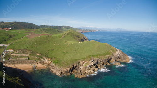Cantabria coast in Spain