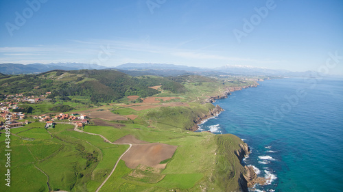 Cantabria coast in Spain