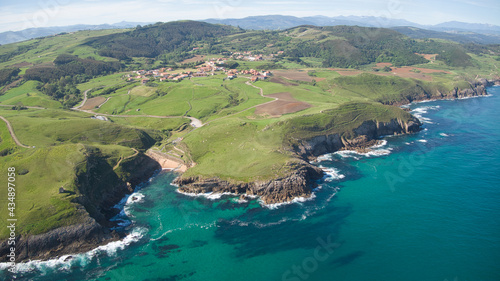 Cantabria coast in Spain
