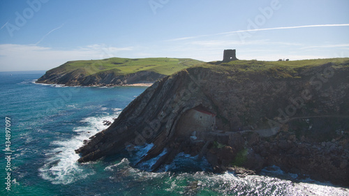 Cantabria coast in Spain