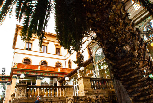 Villa Blanc, Rome, Italy, Europe. It was built in 1848 by the Marquis Lorenzo Lezzani. The entire property was sold for 75,000 lire in 1893 to Baron Alberto Blanc (1835-1904), born in Chambery in Savo photo