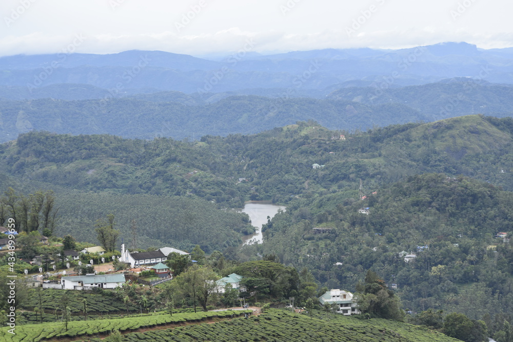 Landscapes of Munnar, Kerala, India