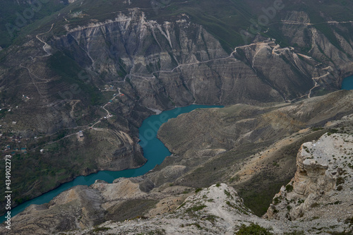 Sulak canyon in the Republic of Dagestan