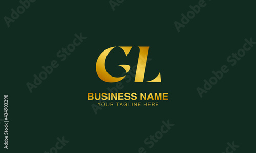 GL G L initial logo | initial based abstract modern minimal creative logo, vector template image. luxury logotype logo, real estate homie logo. typography logo. initials logo.
