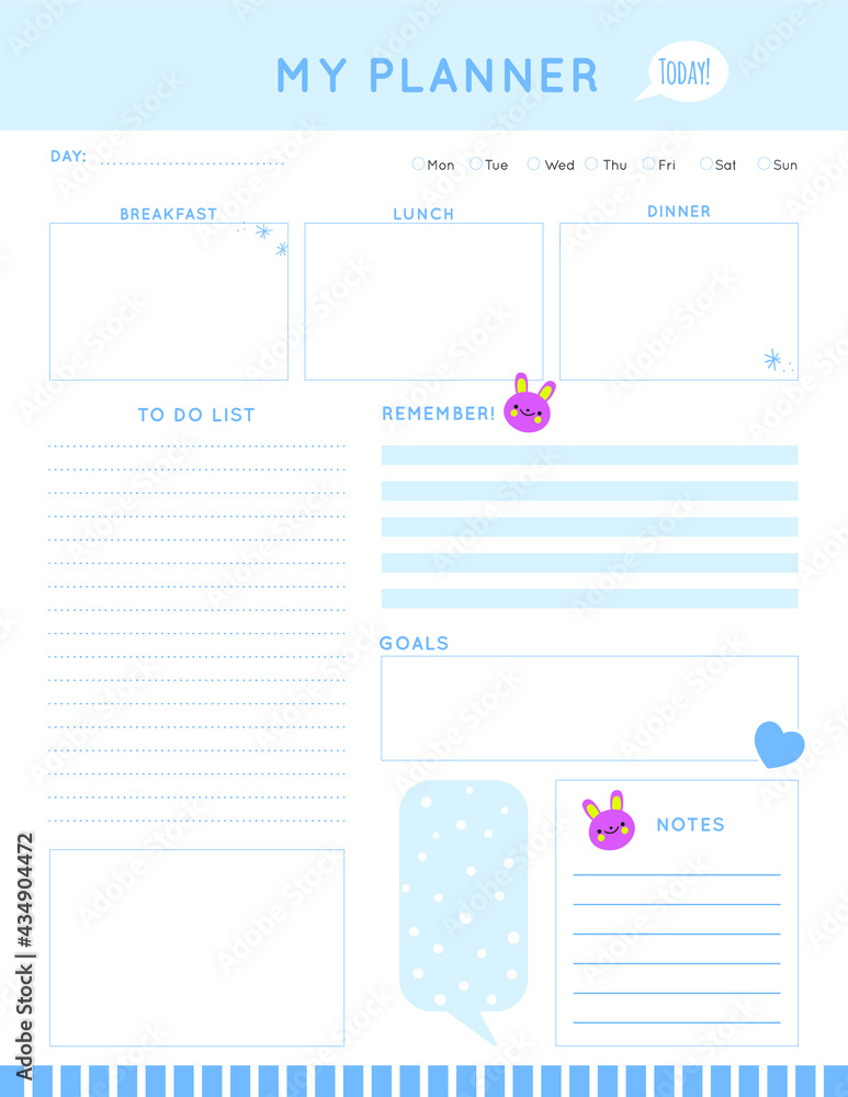 Daily planner template. printable template - Easy to plan your day. Planner note pages templates - Daily tasks, goals and appointments template -Undated Daily Planner with ToDol list - Todays Plan- 8. Daily planner template. printable template - Easy to plan your day. Planner note pages templates - Daily tasks, goals and appointments template -Undated Daily Planner with ToDol list - Todays Plan- 8.