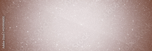 Brown glitter bokeh circle glow blurred and blur abstract. Glittering shimmer bright luxury . White and silver glisten twinkle for texture wallpaper and background backdrop. 