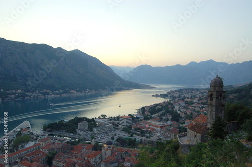 panorama of the city of kotor