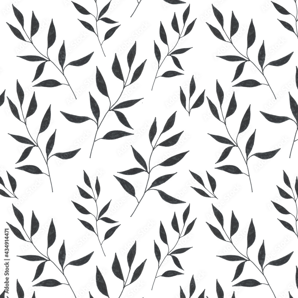 seamless pattern with leaves seamless pattern with leaves
