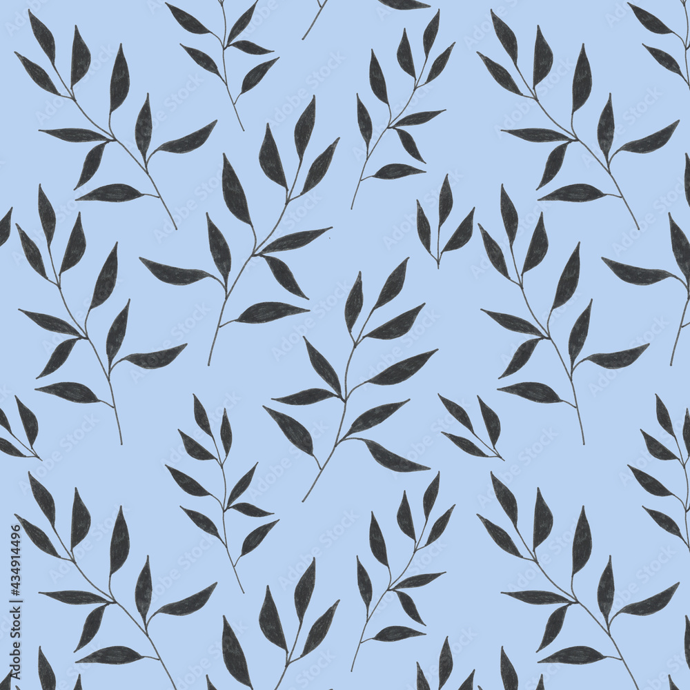 seamless pattern with leaves seamless pattern with leaves