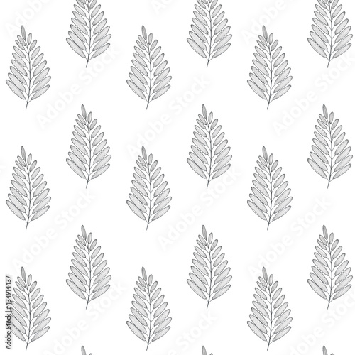 pattern with leaves