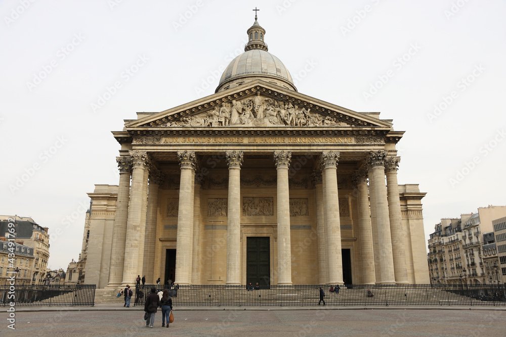 Paris Pantheon Facade #2