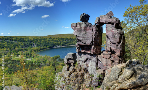 Canvastavla Devil's Doorway signature feature of Devil's Lake State Park, Wisconsin