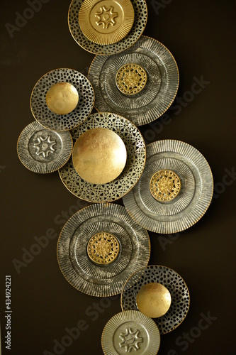 coins on black