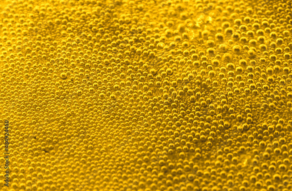 Boiling water on the surface of the container. Boiling water on the surface of the container.