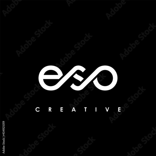 ESO Letter Initial Logo Design Template Vector Illustration