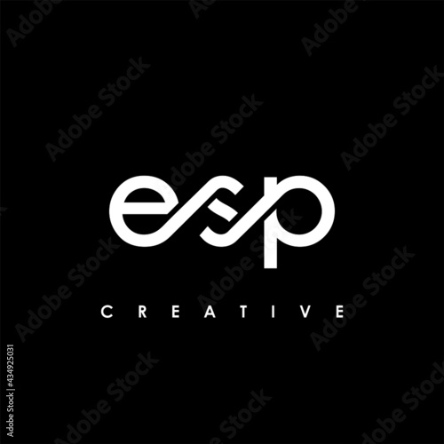 ESP Letter Initial Logo Design Template Vector Illustration