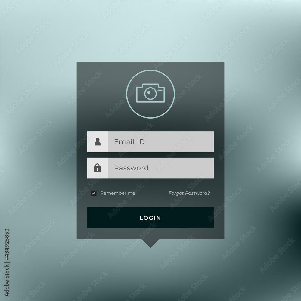 member login page template design member login page template design