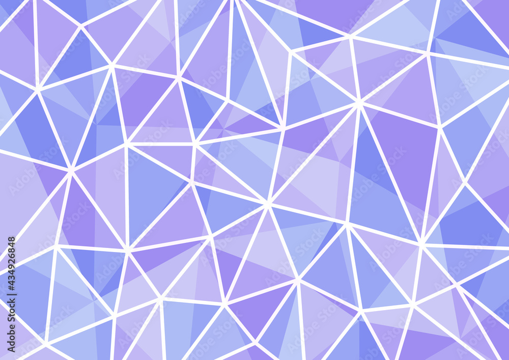 紫のポリゴン背景イラスト 幾何学模様 Polygonal Background Purple Stock Vector Adobe Stock