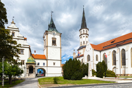 Wallpaper Mural Old Town Hall and St. James church in Levoca, UNESCO site, Slovakia Torontodigital.ca