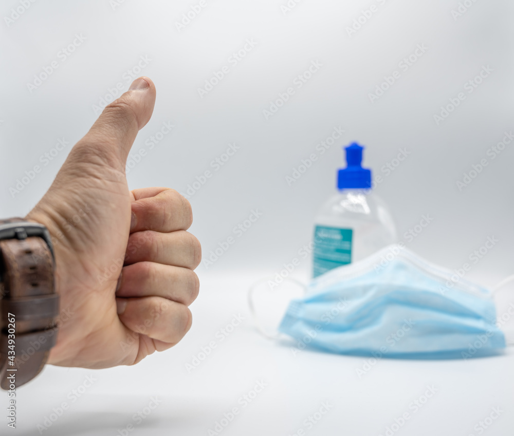hands with a mark and hydrogel covid protection hands with a mark and hydrogel covid protection