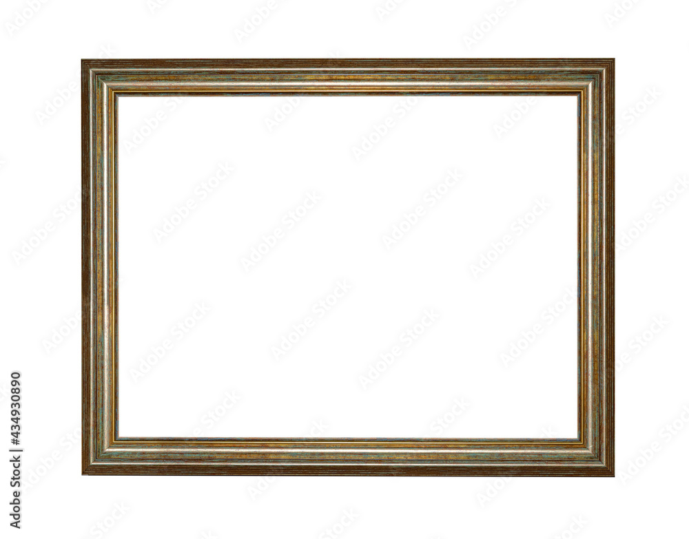 Wooden picture frame isolated on white background. Wooden picture frame isolated on white background.