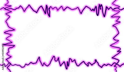 Purple black electric frame design