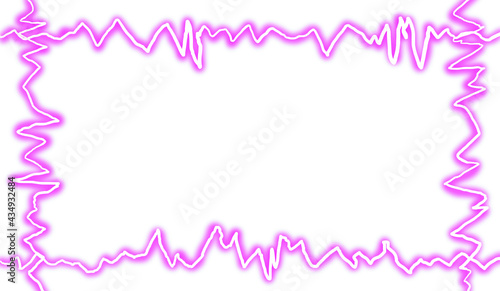 Purple electric frame design