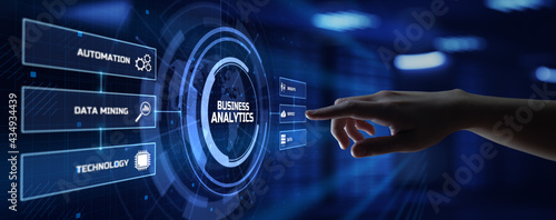 Obraz na plátně Business analytics BI Intelligence concept