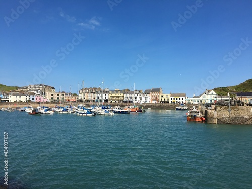 Ilfracombe harbour in North Devon Uk Fishing boats in quaint village  © My Crafty Nell