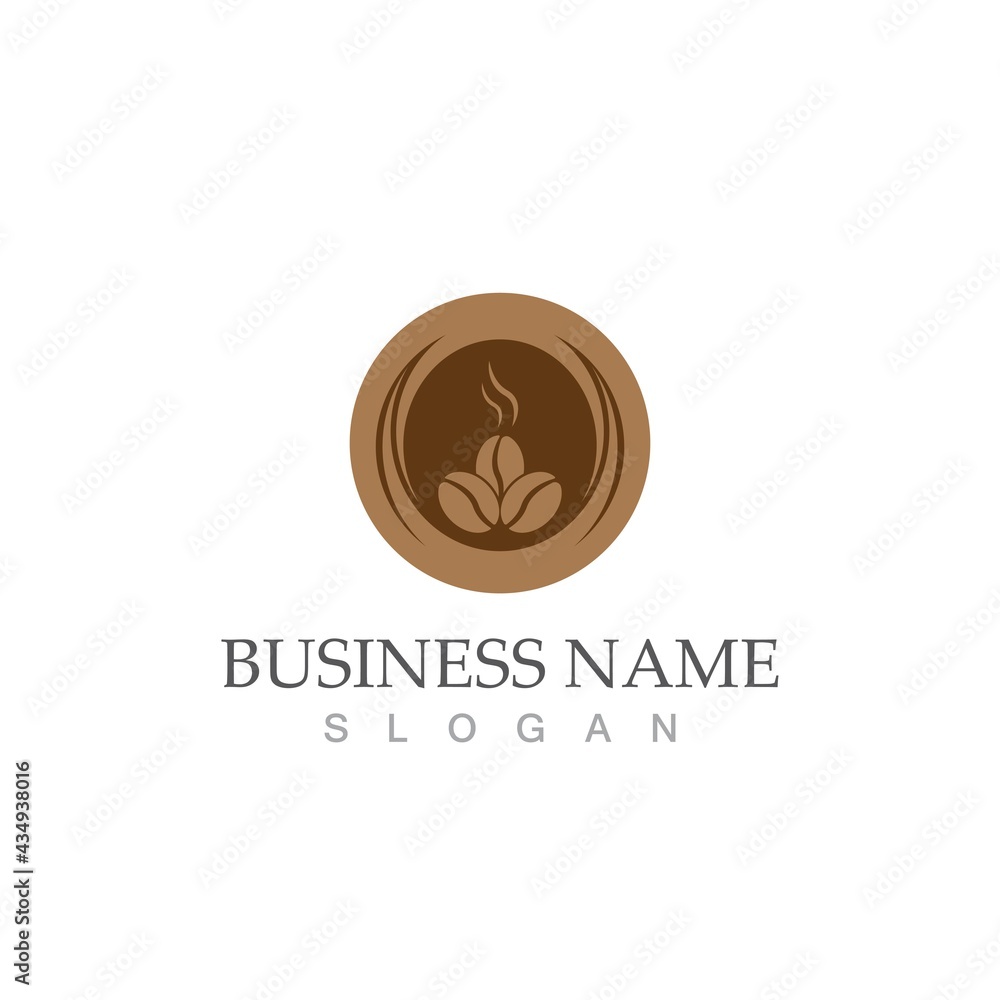 coffee bean icon vector coffee bean icon vector
