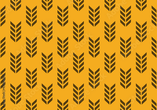 Wheat pattern wallpaper. oat symbol. free space for text. rice sign. Rice pattern wallpaper.