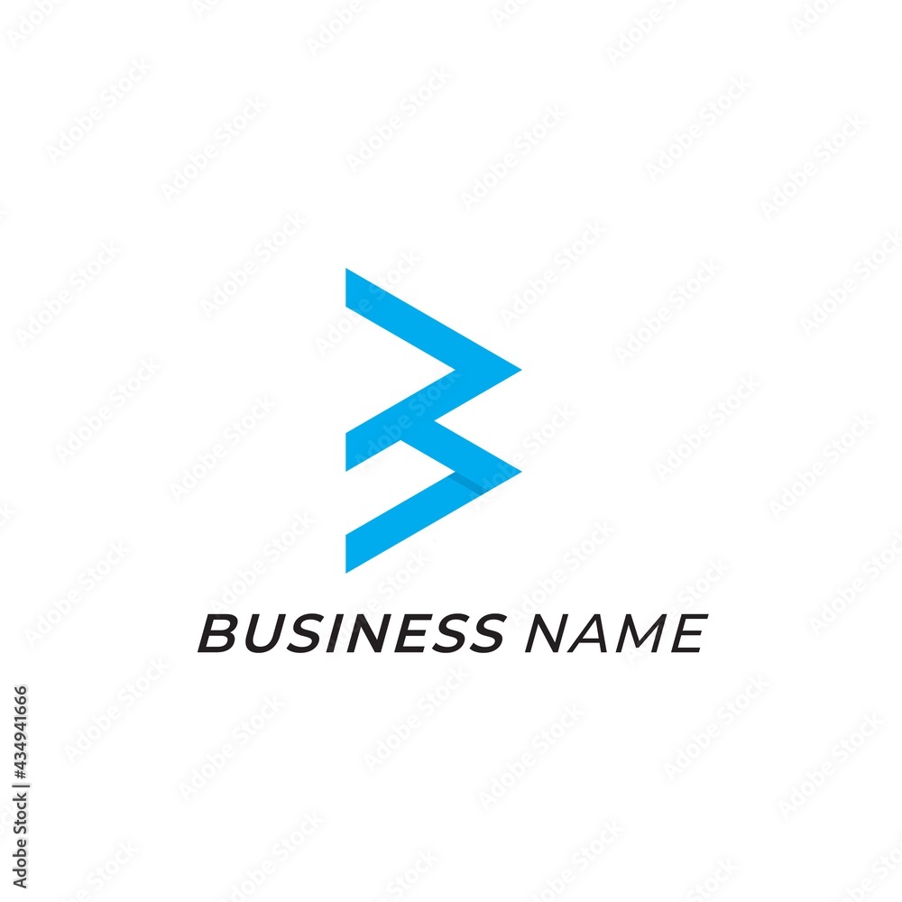 logo vector arrow letter B logo vector arrow letter B