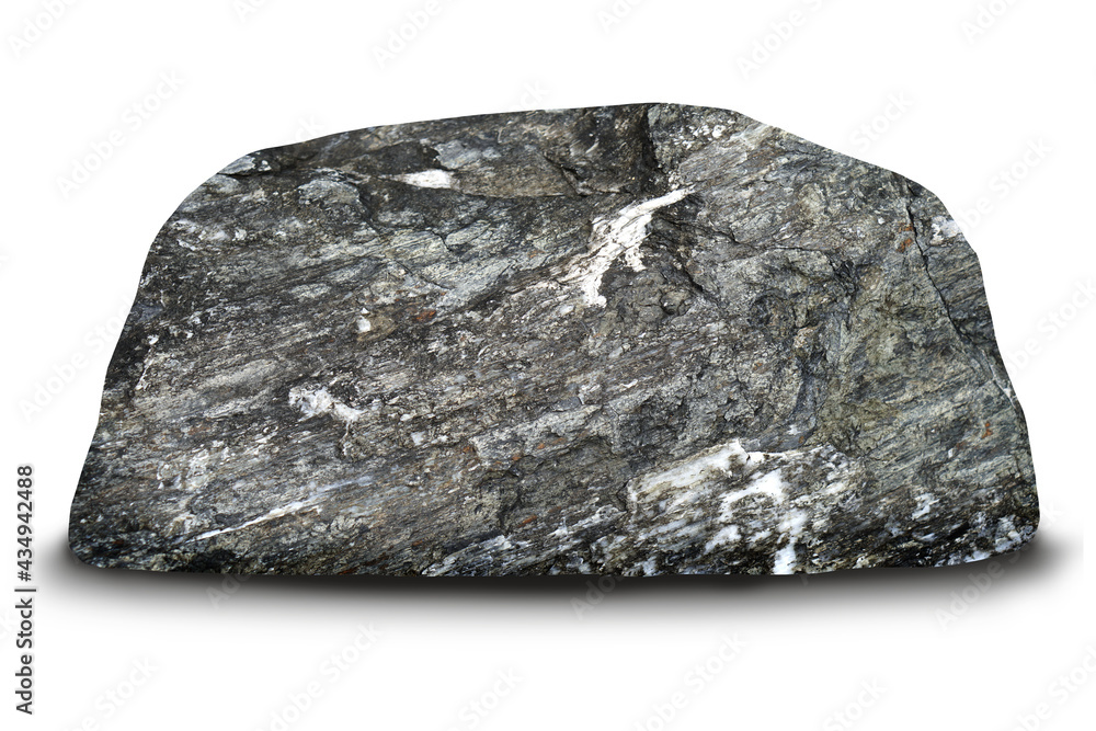 Fototapeta premium stones white background, Clipping path