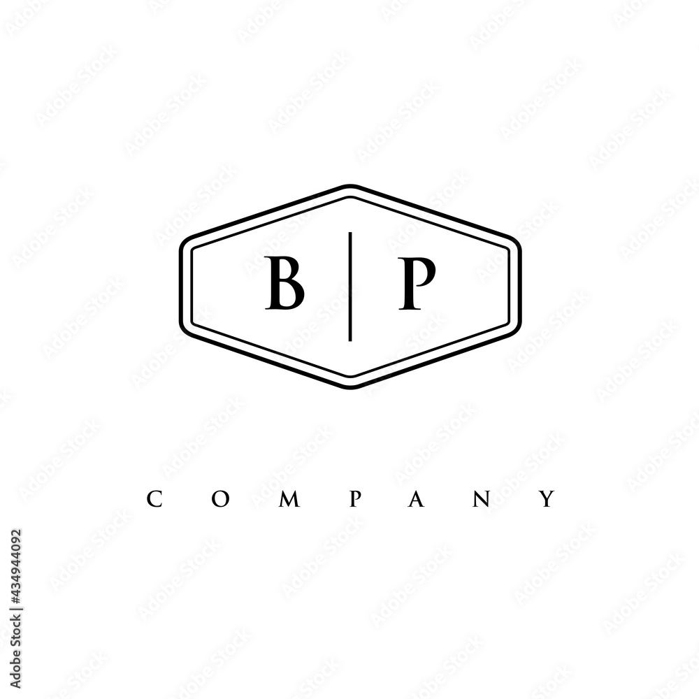 initial BP logo design vector initial BP logo design vector